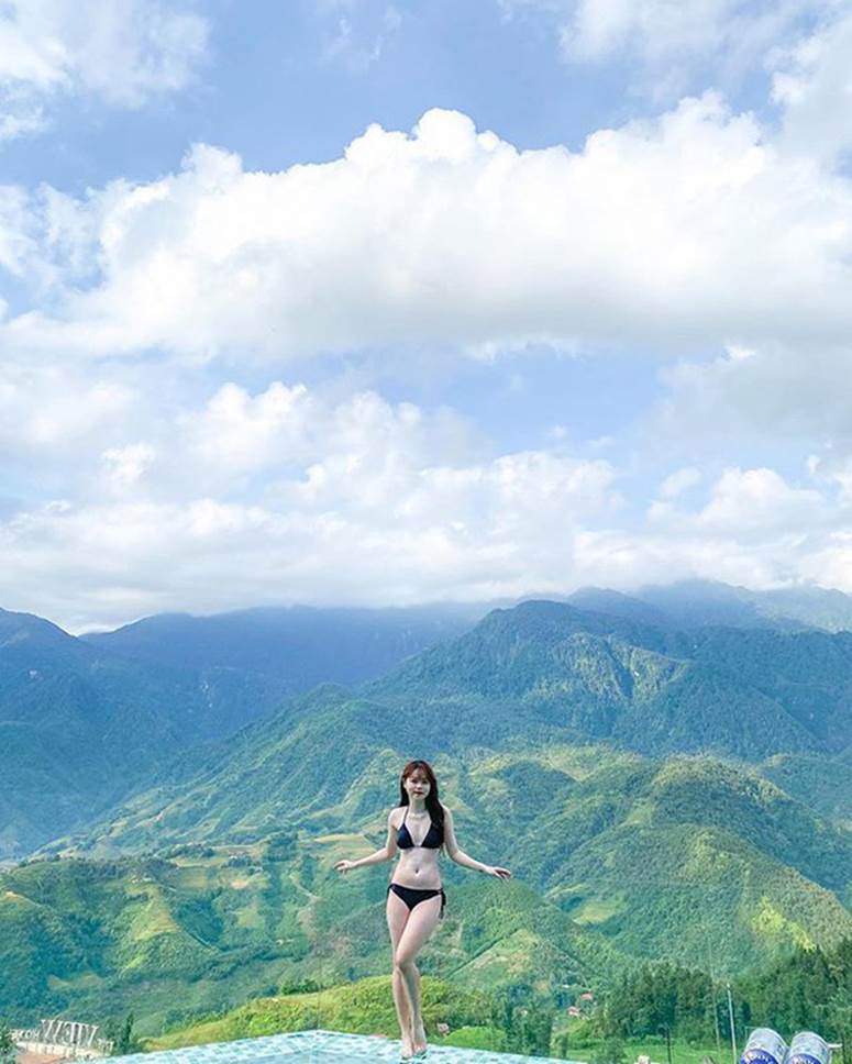 Bạn gái Quang Hải gây chú ý lần đầu khoe cận body gợi cảm khi diện bikini-3