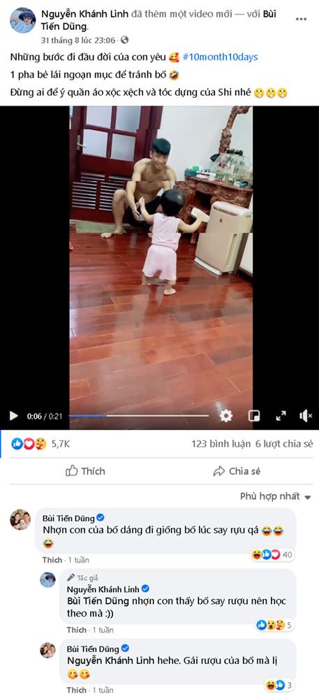 Vợ chồng Bùi Tiến Dũng rạn nứt: Cặp đôi hôm trước còn rất mặn nồng, khó tin có mâu thuẫn lớn đến mức Nguyễn Khánh Linh cạch mặt chồng-7