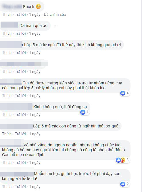Bàng hoàng trước nhóm chat của các em học sinh cấp 1: Phụ huynh đọc xong sốc lên sốc xuống không tin đây là ngôn từ của học sinh tiểu hoc-4