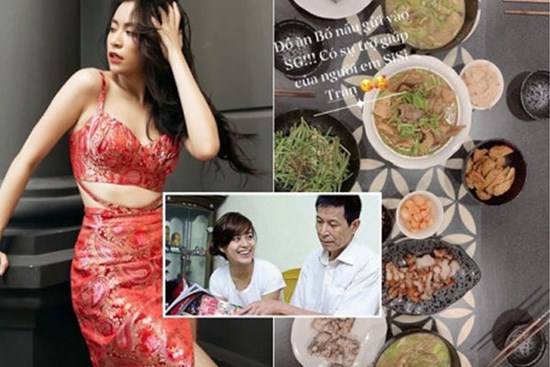 Chiều con gái như bố Hoàng Thuỳ Linh, nấu cho cả 