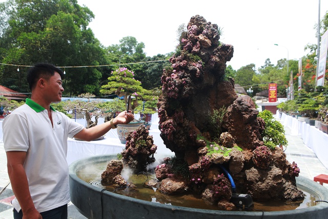 Chiêm ngưỡng hòn non bộ được ghép từ đá ruby có giá gần 2 tỷ đồng-8