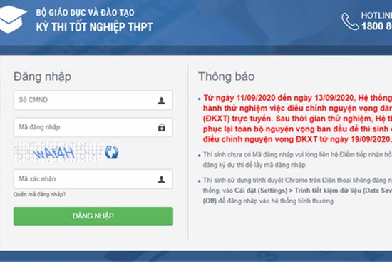 Những điều cần biết khi điều chỉnh nguyện vọng xét tuyển ĐH, CĐ năm 2020, thí sinh nên cân nhắc để trúng tuyển vào ngành yêu thích