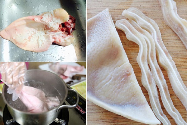 Cách làm món tai heo ngâm sả ớt giòn ngon-1