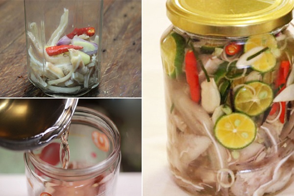 Cách làm món tai heo ngâm sả ớt giòn ngon-2