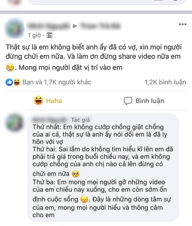 Tài khoản MXH được cho là Tuesday vụ đánh ghen Lý Nam Đế: Xin dân mạng gỡ video để còn... sớm ổn định cuộc sống-4
