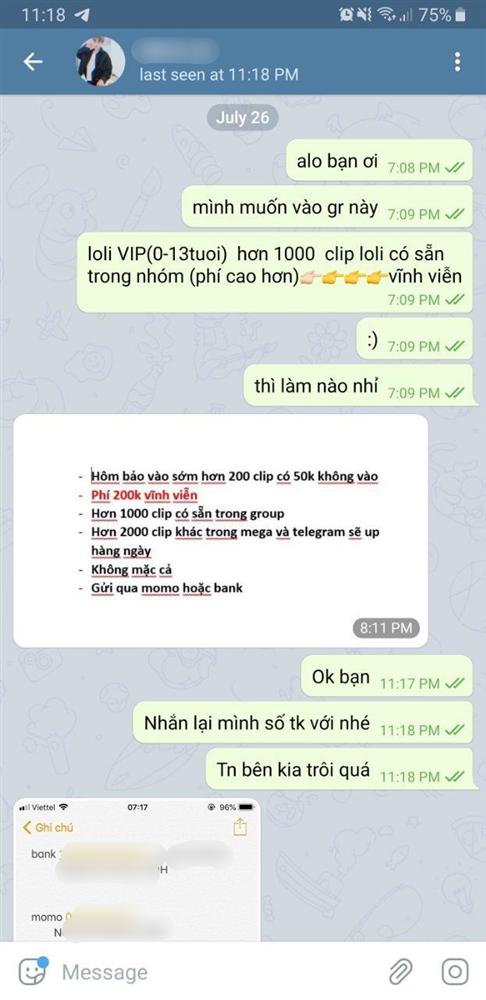 SỐC: Phát hiện phòng chat bí mật chuyên chia sẻ clip khiêu dâm trẻ em thu phí thành viên, đặc biệt có cả trẻ Việt Nam-4