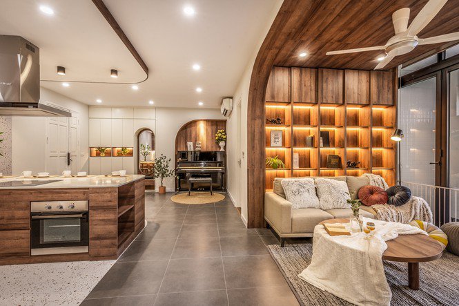 Chiêm ngưỡng căn chung cư đẹp mê hồn của vợ chồng trẻ ở Hà Nội-11