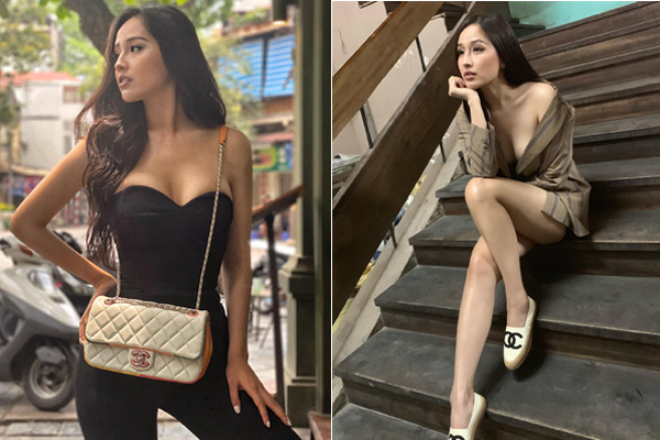 Đụng bộ đầm ôm sát, Lan Ngọc thua từ chiều cao lẫn độ cong so với Mai Phương Thúy, nhưng kệ tủ phía sau mới khiến dân tình chú ý-7