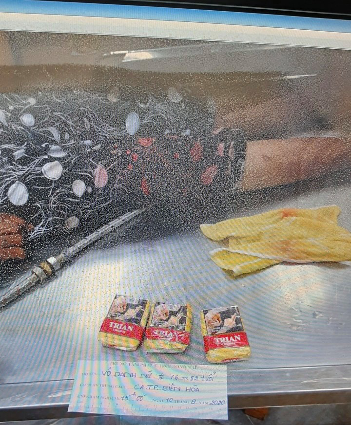 Tìm thân nhân cụ bà nhặt ve chai bị 2 ô tô tông chết ở Biên Hòa-1