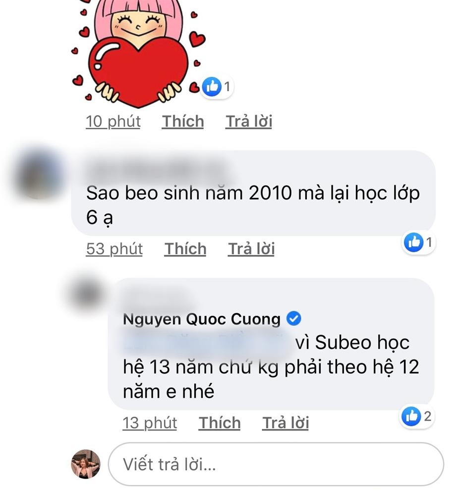 Cường Đô La bảnh bao đi họp phụ huynh, Subeo sinh 2010 đã lớp 6: phải chăng học vượt cấp-6