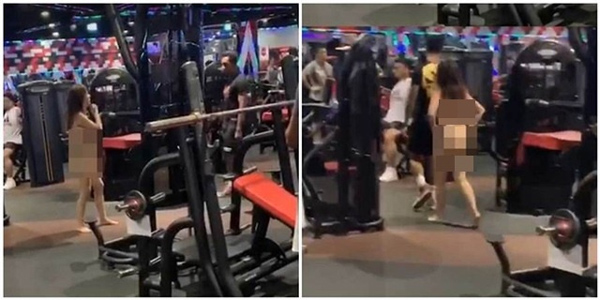 Không cho dắt mèo vào tập gym cùng, cô gái ngang ngược cởi hết đồ đạc đi tới đi lui trong phòng tập khiến ai cũng ngỡ ngàng-1