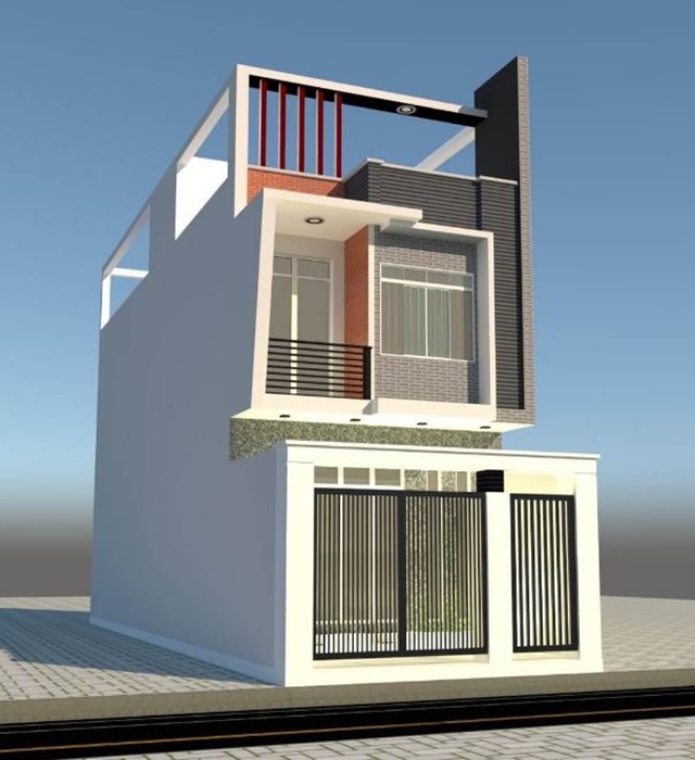 Các mẫu nhà ống đẹp 1,2,3,4 tầng giá rẻ không lỗi mốt-2