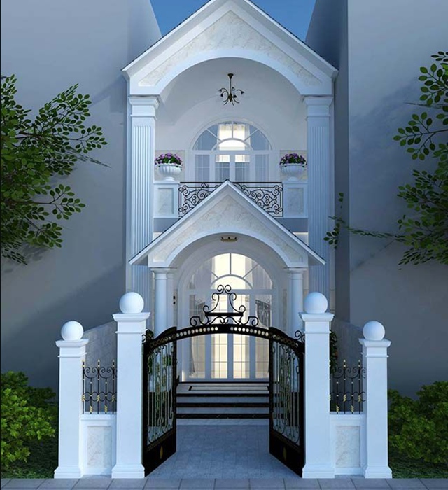 Các mẫu nhà ống đẹp 1,2,3,4 tầng giá rẻ không lỗi mốt-11