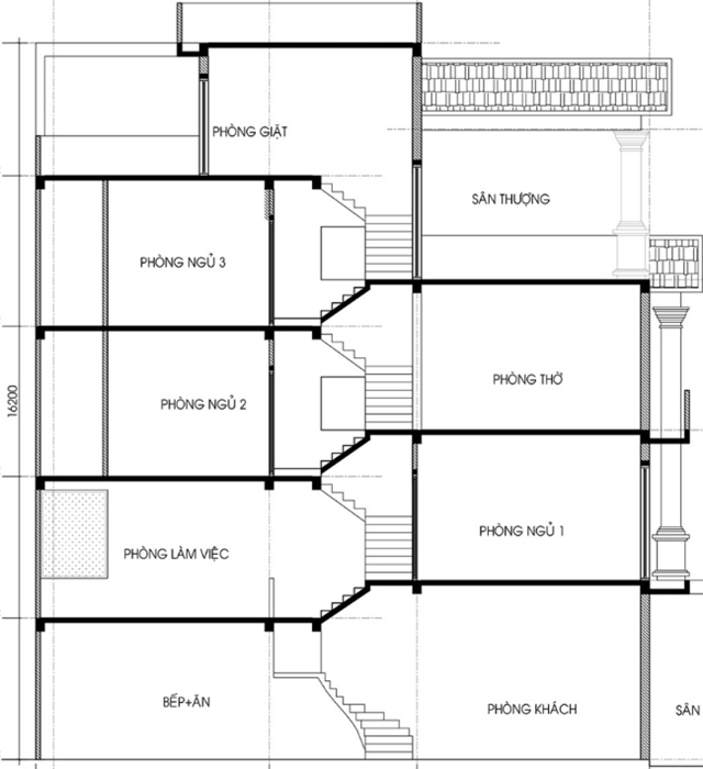 Các mẫu nhà ống đẹp 1,2,3,4 tầng giá rẻ không lỗi mốt-27