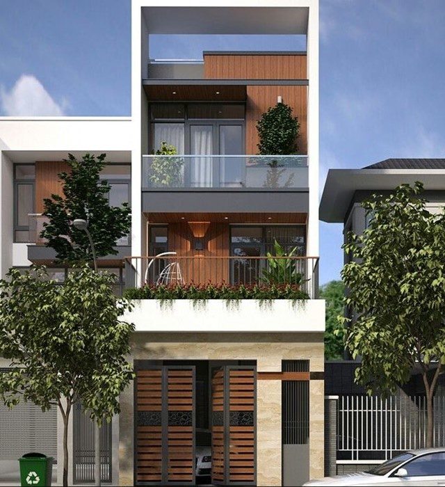 Các mẫu nhà ống đẹp 1,2,3,4 tầng giá rẻ không lỗi mốt-16