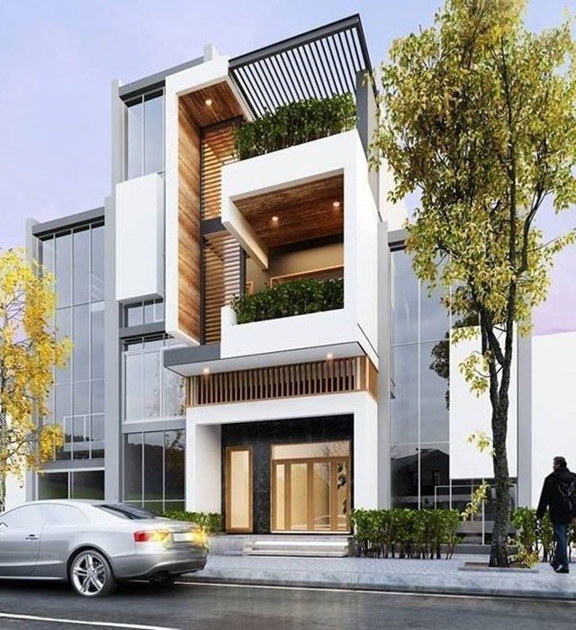 Các mẫu nhà ống đẹp 1,2,3,4 tầng giá rẻ không lỗi mốt-18