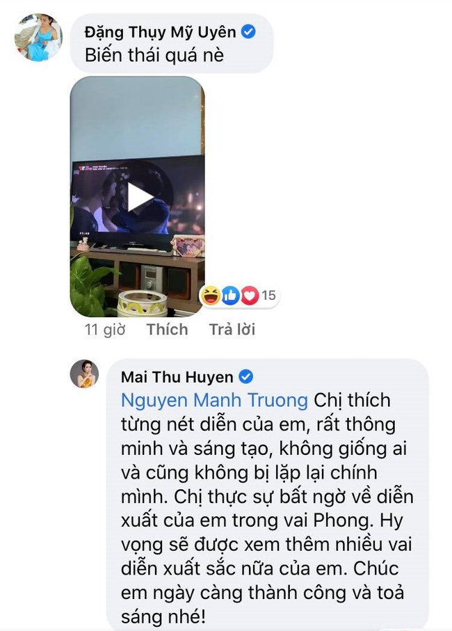 Mạnh Trường cà khịa đồng nghiệp sau tập cuối Tình yêu và tham vọng khiến dân mạng bật cười, dàn sao Việt lại khen tới tấp-4