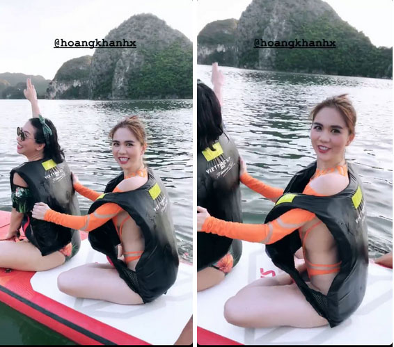 Chỉ có thể là Ngọc Trinh: Quất bộ đồ bơi cắt khoét bạo liệt hở như không mặc, nhìn cũng thấy đỏ mặt dùm-5