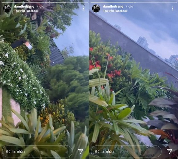 Đàm Thu Trang khoe sân thượng cực sang chảnh trong biệt thự khủng-1