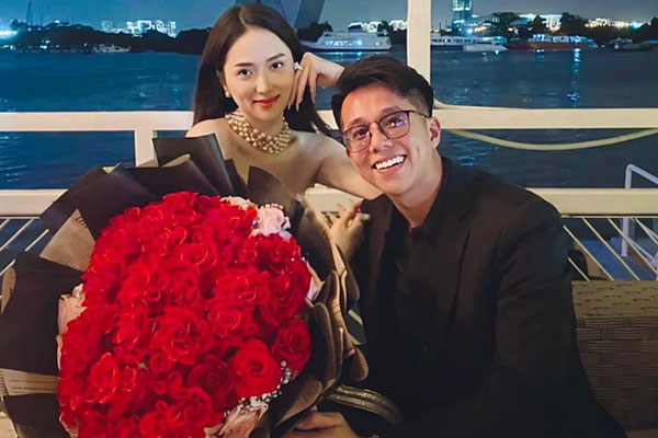 Hot: Hương Giang công khai ảnh khóa môi bạn trai CEO Singapore-5