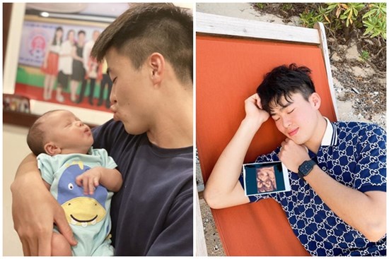 Duy Mạnh lần đầu khoe ảnh chụp cùng con trai cưng, nhưng biểu cảm của bé Ú Béo mới khiến mọi người thích thú