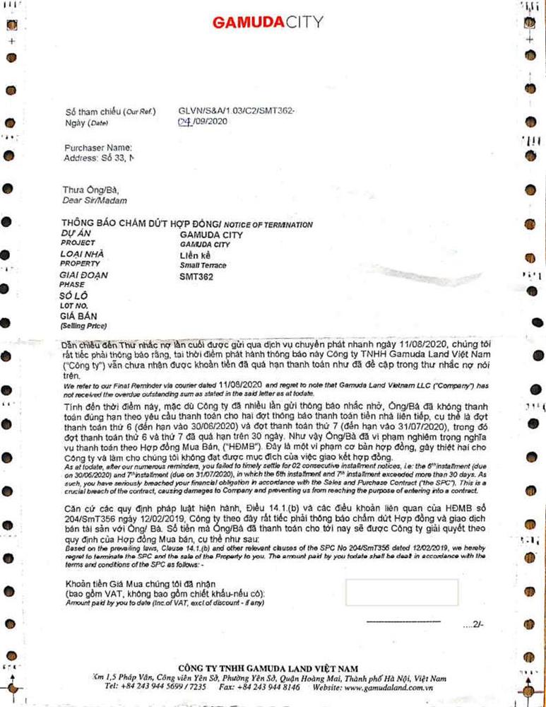 Lùm xùm dự án cao cấp C2 Gamuda Garden: Cư dân sững sờ nhận thông báo đòi nhà, tố chủ đầu tư coi thường pháp luật-1