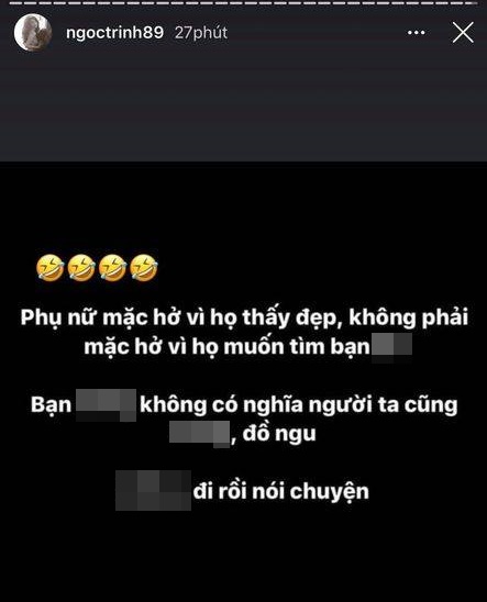 Bị chê không có nổi một bộ quần áo tử tế, Ngọc Trinh đáp trả cực gắt với lời lẽ tục tĩu đến giật mình-1