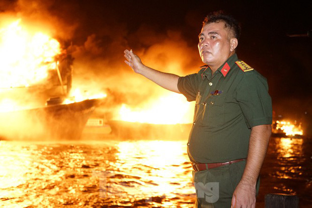 Hỏa hoạn bao trùm 3 tàu, xuồng ở Cam Ranh, thiệt hại ban đầu 14 tỷ đồng-5