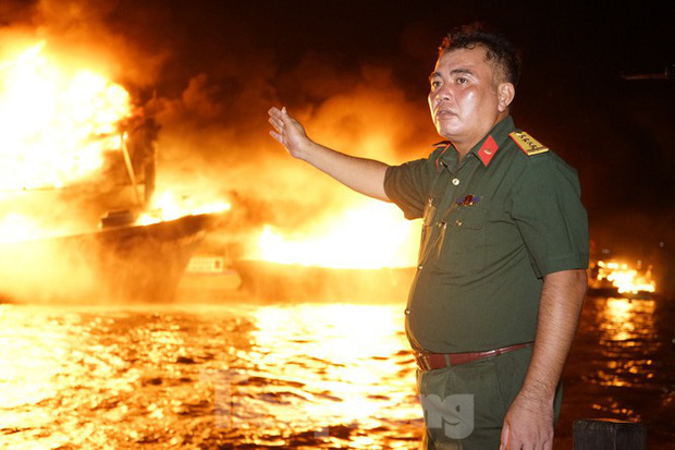 Hỏa hoạn bao trùm 3 tàu, xuồng ở Cam Ranh, thiệt hại ban đầu 14 tỷ đồng-5