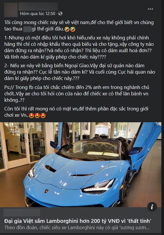Xuất hiện bằng chứng bóc mẽ sự thật về đại gia thất tình mua siêu xe Lamborghini 270 tỷ: Chỉ là chém gió sống ảo trên MXH?-2