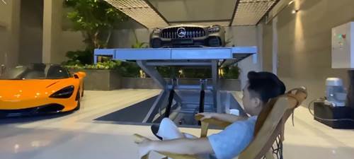 Bên trong biệt thự đồ sộ của Cường Đô la và Đàm Thu Trang: Điểm đặc biệt trong gara ôtô-3