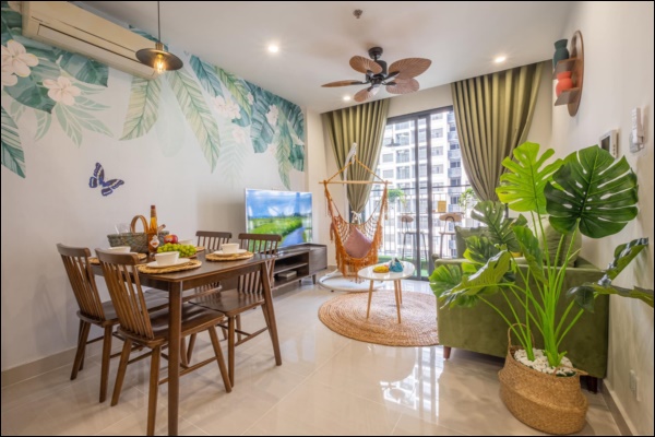 Thời Covid, cải tạo chung cư 43m2 thành homestay đẹp lung linh như trong phim với chi phí siêu tiết kiệm-1