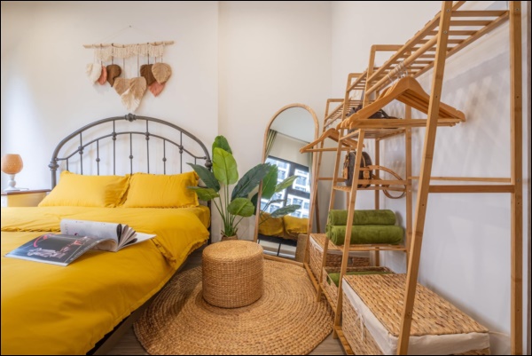 Thời Covid, cải tạo chung cư 43m2 thành homestay đẹp lung linh như trong phim với chi phí siêu tiết kiệm-9