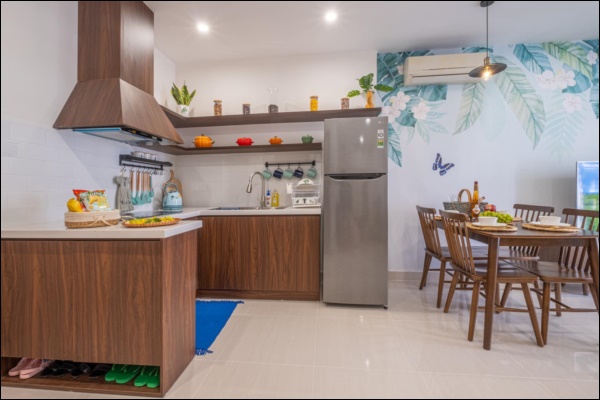 Thời Covid, cải tạo chung cư 43m2 thành homestay đẹp lung linh như trong phim với chi phí siêu tiết kiệm-6