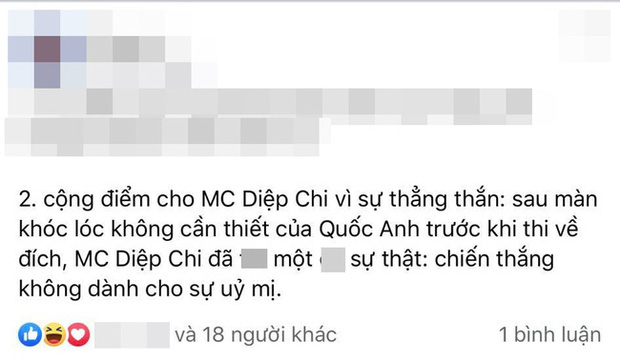 Dân mạng lan truyền pha xử lý đỉnh cao của MC Diệp Chi khi nhìn Á quân Olympia bật khóc-2