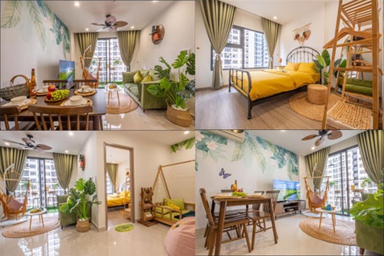 Thời Covid, cải tạo chung cư 43m2 thành homestay đẹp lung linh như trong phim với chi phí siêu tiết kiệm
