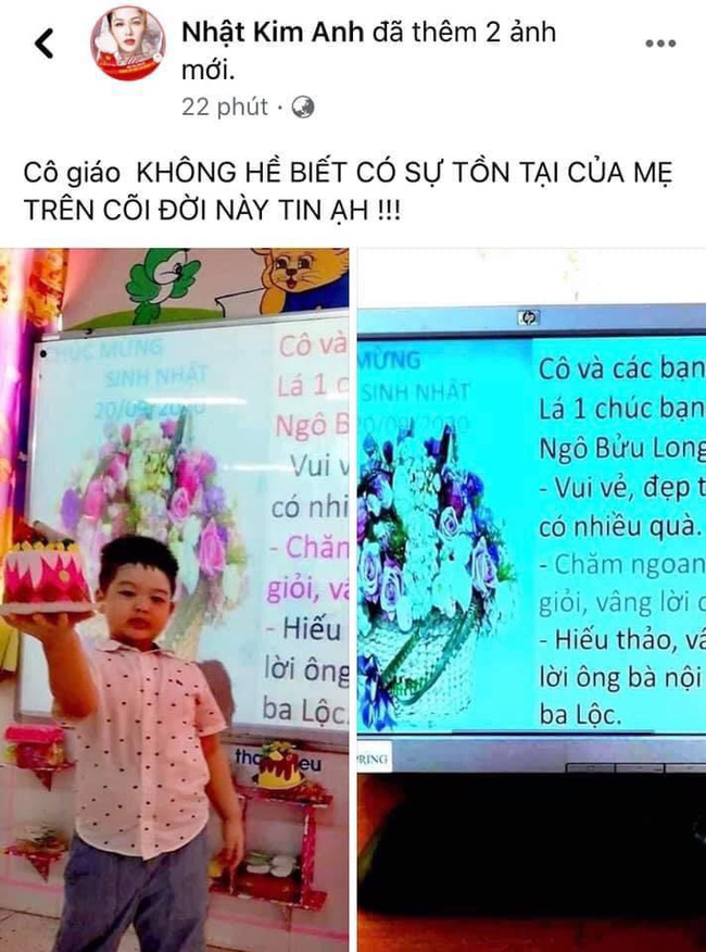 Hết tố cáo chồng cũ, Nhật Kim Anh lại bức xúc luôn với cô giáo của con trai-1