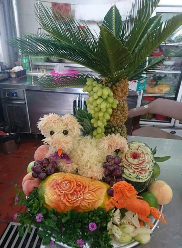 Nghề trang điểm cỗ Trung thu hút khách cận Rằm tháng Tám-4