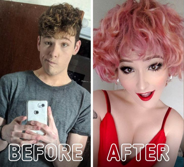 Loạt ảnh trước - sau của những ca phẫu thuật chuyển giới thành công mĩ mãn chứng tỏ khi được là chính mình bạn mới tỏa sáng rực rỡ nhất-18