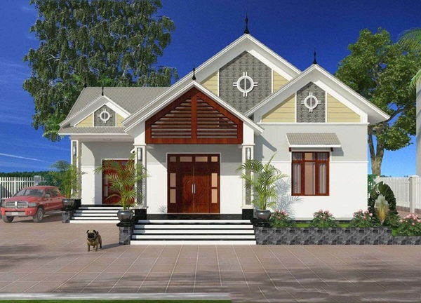 Những mẫu nhà mái thái cấp 4 đẹp, được xây dựng nhiều nhất mọi thời đại-9