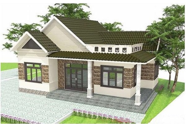 Những mẫu nhà mái thái cấp 4 đẹp, được xây dựng nhiều nhất mọi thời đại-13