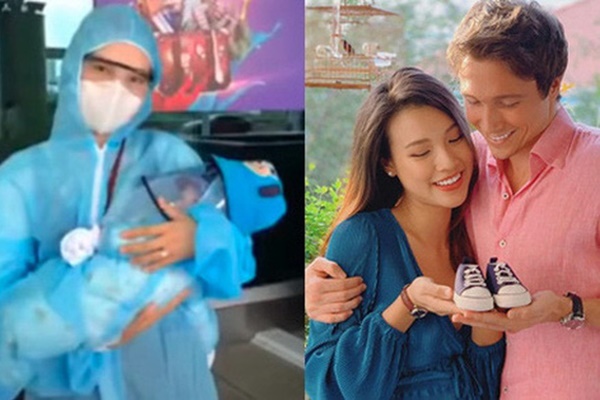 Hoàng Oanh cuối cùng đã tung ảnh chồng Tây và quý tử hội ngộ tại Singapore, nụ cười nói lên tất cả!-4