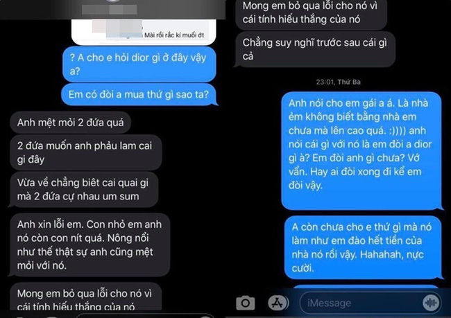 Chưa tiếp xúc nhưng bóng gió chuyện bạn gái của anh trai đào mỏ, đòi hàng hiệu nghìn đô, cô gái bị một nhân vật không ngờ tới bóc phốt với loạt bằng chứng-4