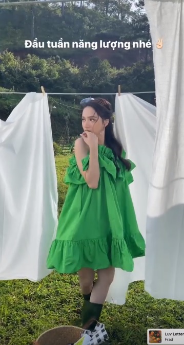 Vừa hẹn hò với Matt Liu, Hương Giang đã đụng ngay váy giấu bụng bầu của Hà Hồ-4