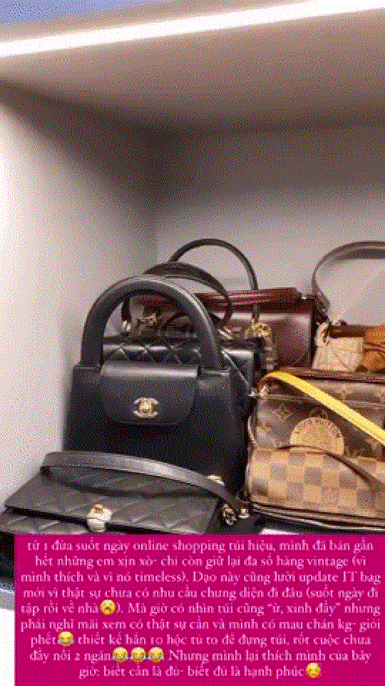 Tóc Tiên bán gần hết túi xách đắt đỏ, tủ đồ giờ chưa đầy 2 ngăn và quan điểm dùng đồ hiệu nghe là thấy nể-4