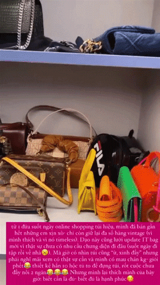 Tóc Tiên bán gần hết túi xách đắt đỏ, tủ đồ giờ chưa đầy 2 ngăn và quan điểm dùng đồ hiệu nghe là thấy nể-2