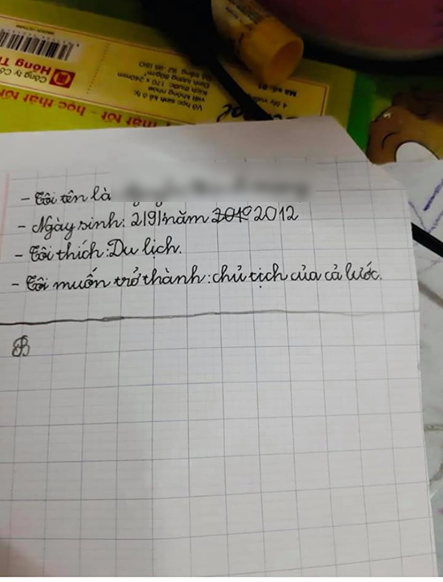 Cậu bé lớp 2 viết về công việc mơ ước: Rốt cuộc là nghề gì mà khiến cộng đồng mạng cười nắc nẻ, đua nhau thả chục ngàn like-1