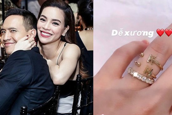 Hồ Ngọc Hà gây chú ý khi khoe nhẫn kim cương tiện thể khoe luôn 2 chiếc nhẫn với 2 chữ cái đặc biệt này