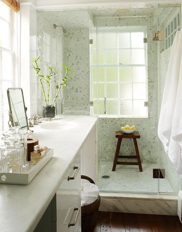 Cách trang trí phòng tắm nhỏ siêu tiết kiệm diện tích lại đẹp sang chảnh từng centimet-5