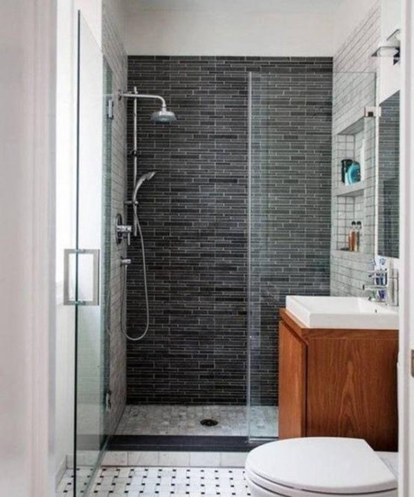 Cách trang trí phòng tắm nhỏ siêu tiết kiệm diện tích lại đẹp sang chảnh từng centimet-12